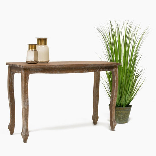 Mesa arrimo Retro albayalde rectangular 120x45x78 cm