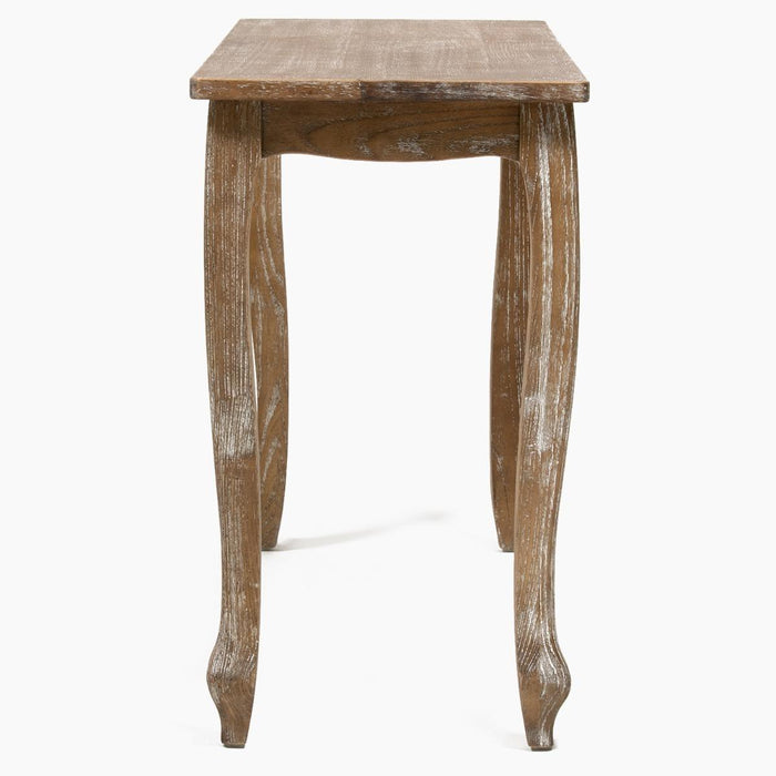 Mesa arrimo Retro albayalde rectangular 120x45x78 cm