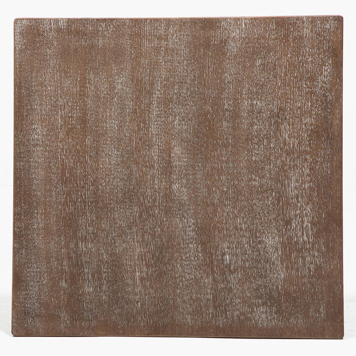 Mesa comedor Retro cuadrada albayalde 80x80x75 cm