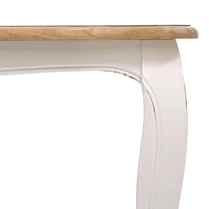 Mesa comedor Vittoria cuadrada blanca 130x130x75 cm