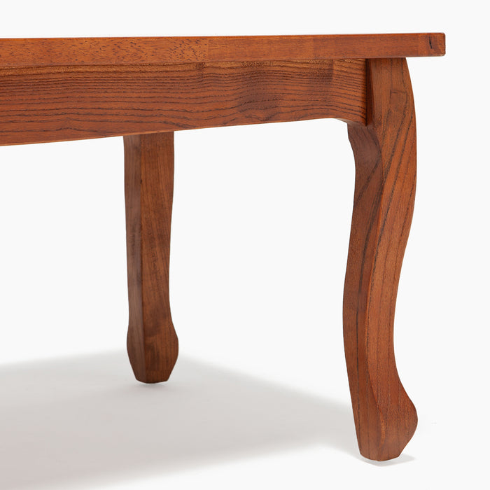 Mesa centro Retro café mate rectangular 130x70x45 cm