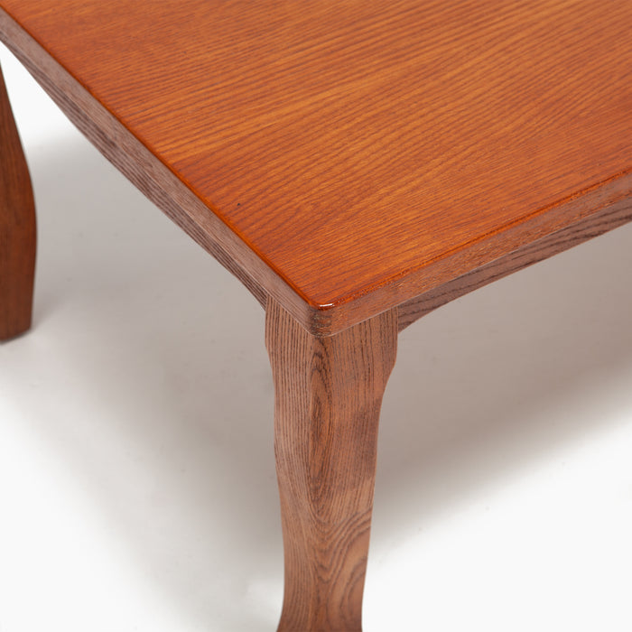 Mesa centro Retro café mate rectangular 130x70x45 cm