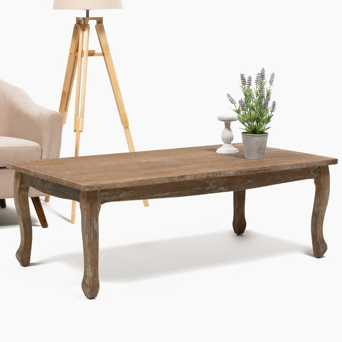 Mesa centro Retro albayalde rectangular 115x60x45 cm