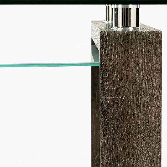 Mesa comedor Prisma rectangular albayalde 150x90x78 cm