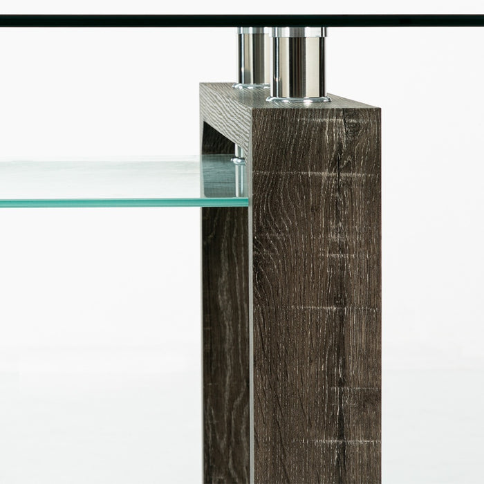 Mesa comedor Prisma cuadrada albayalde 90x90x78 cm