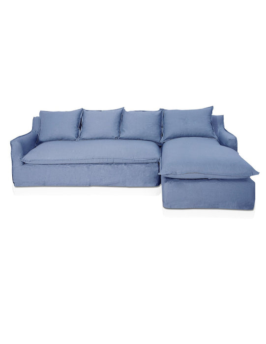 Seccional derecho Fontana lino azul