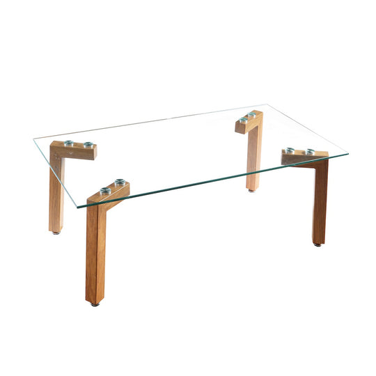 Mesa centro Jockey rectangular natural 110x60x44 cm