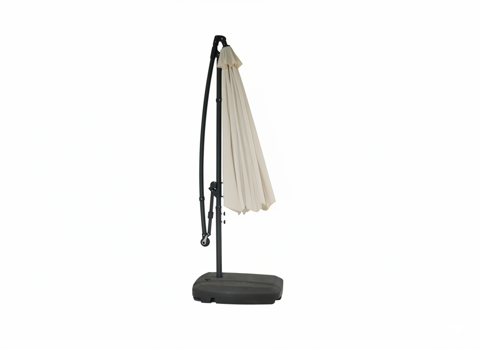 Quitasol New Banana Beige 3M con Base Estanque de Agua