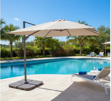 Quitasol Roma 3.00x3.00 mt crudo