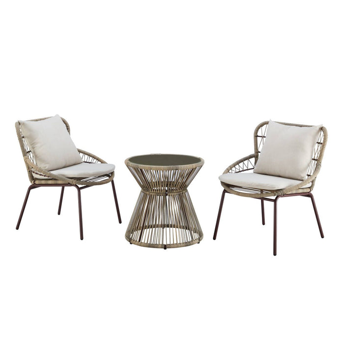 PREVENTA Set terraza Bávaro 3PCS Gris