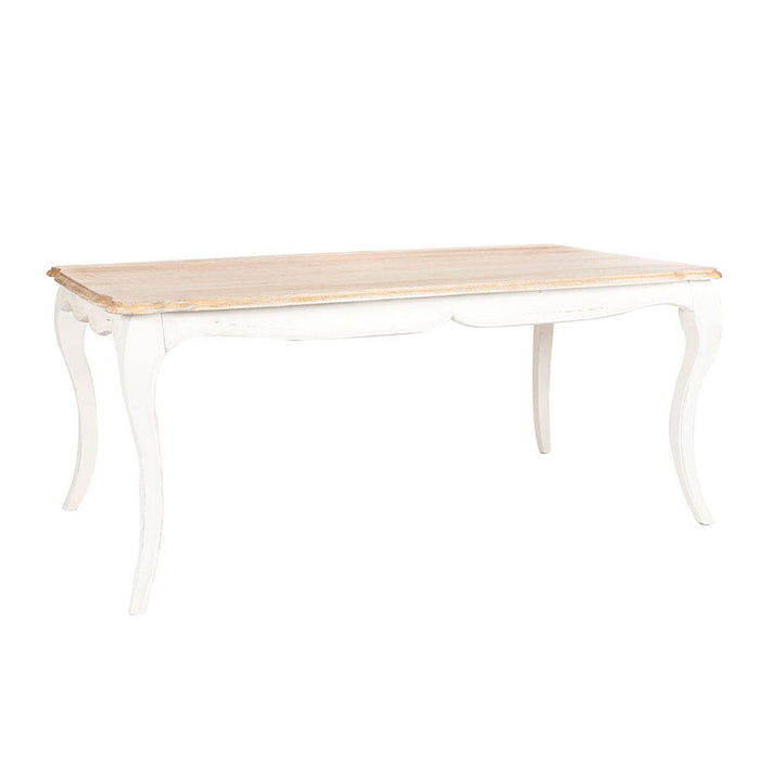 Mesa comedor Vittoria rectangular blanca 180x100x75 cm