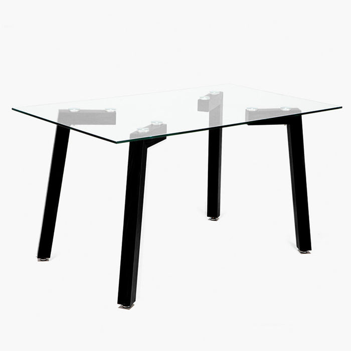 Mesa de Comedor Jockey Negra 135x80cms