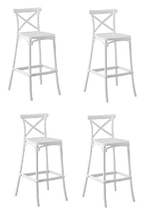 Kit 4 pisos PP Crossback Retro blanco