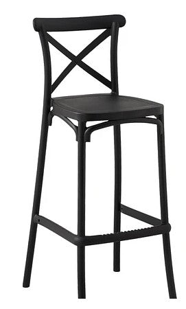 Kit 4 pisos PP Crossback Retro grafito