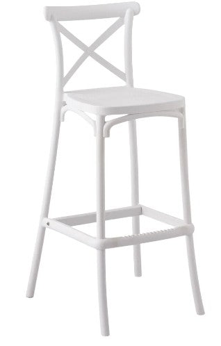 Kit 4 pisos PP Crossback Retro blanco