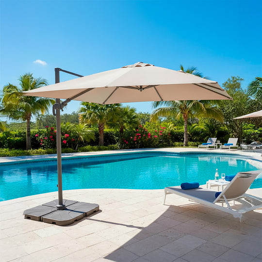 Quitasol Roma 3.00x3.00 mt crudo