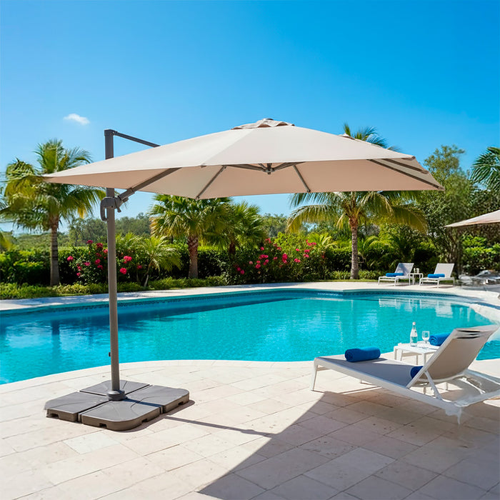 Quitasol Roma 3.00x3.00 mt crudo