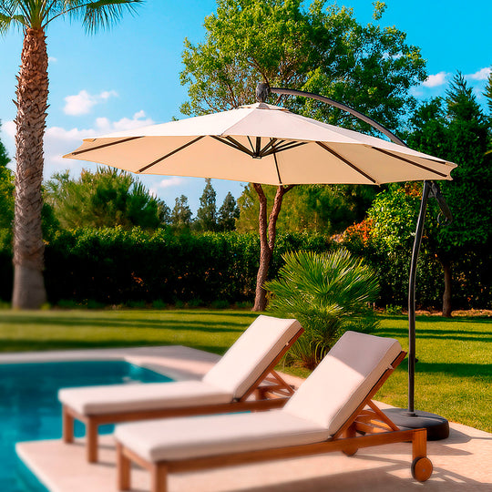 Quitasol Banana Hanging crudo