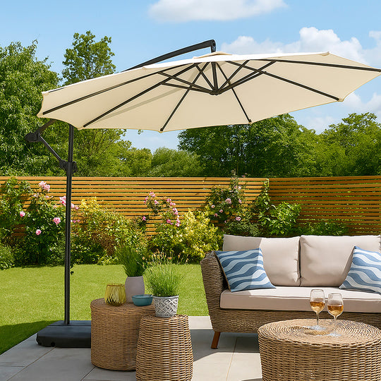 Quitasol New Banana Taupe (No incluye base)