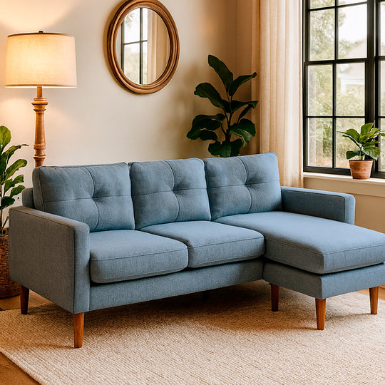 Seccional bilateral New Apolo gris oscuro