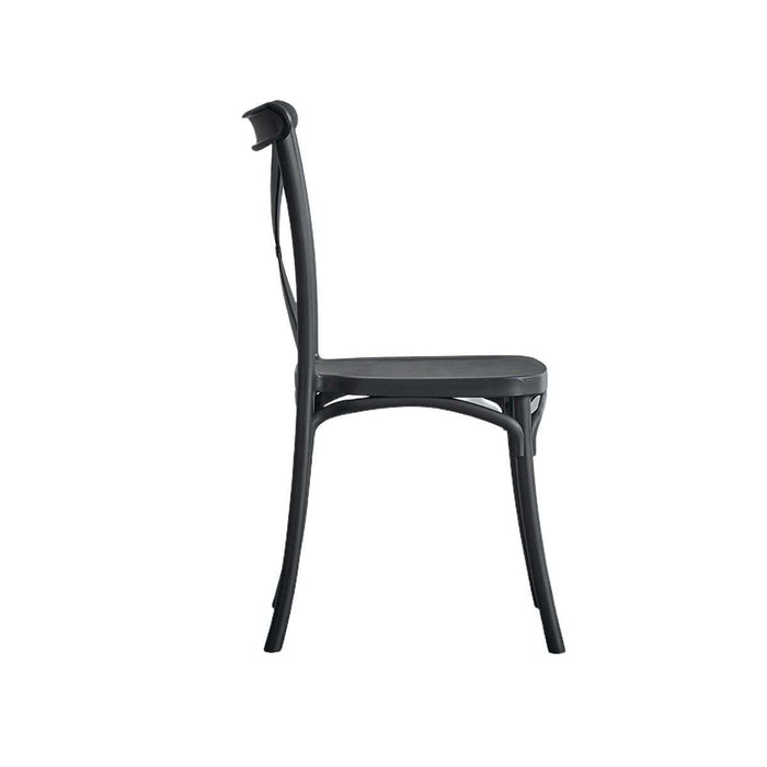 Kit 4 Sillas PP Crossback grafito