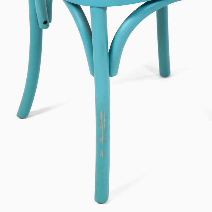 Mesa comedor Vittoria rectangular blanca 180 cm + 8 sillas Retro colores
