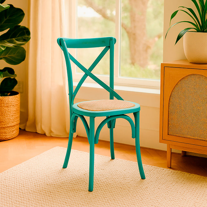 Kit 2 sillas Retro turquesa