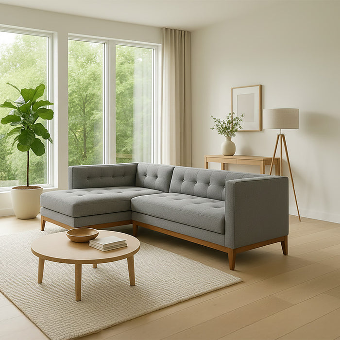 Seccional izquierdo Munich gris