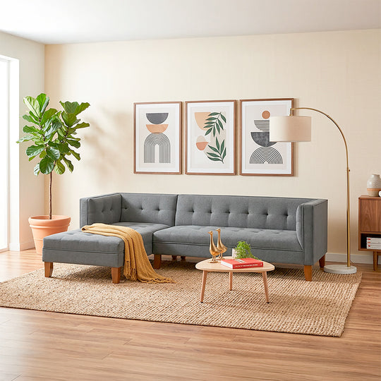 Seccional izquierdo Munich gris