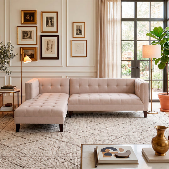 Seccional izquierdo Munich beige