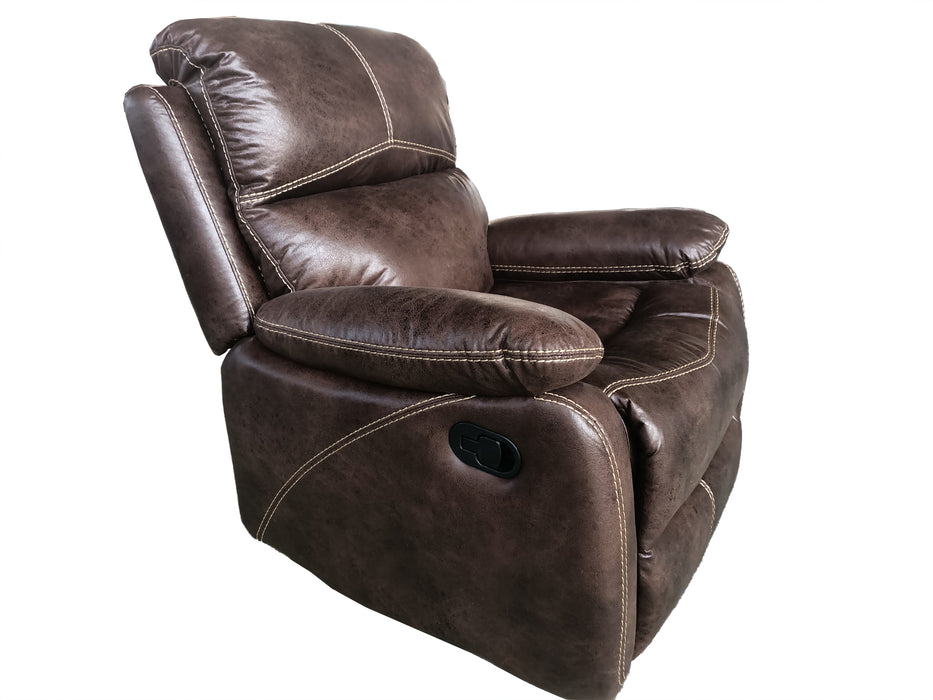 Sofa Reclinable 1 Cuerpo Comfort Café