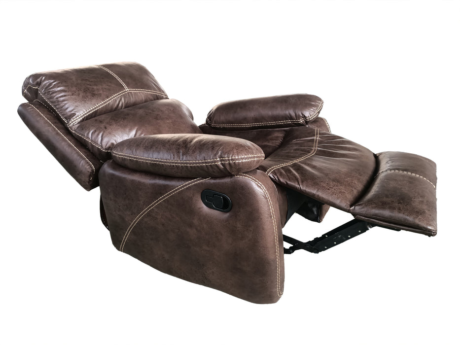 Sofa Reclinable 1 Cuerpo Comfort Café