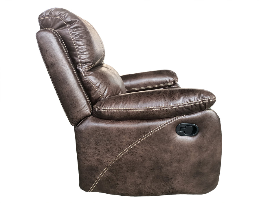 Sofa Reclinable 1 Cuerpo Comfort Café