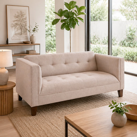 Sofá 2 cuerpos Munich beige