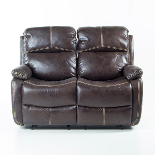 Sofa Reclinable 2 Cuerpos Comfort Café