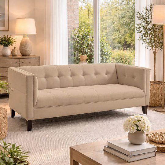 Sofá 3 cuerpos Munich beige