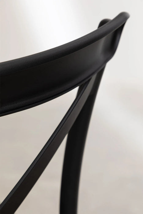 Kit 4 Sillas PP Crossback grafito