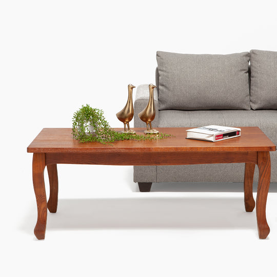 Mesa centro Retro café mate rectangular 130x70x45 cm