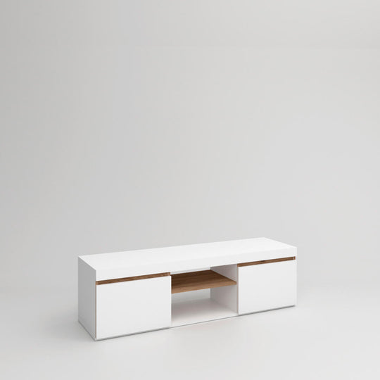 Rack de TV Elis Blanco 2 Puertas 140x40x40cm