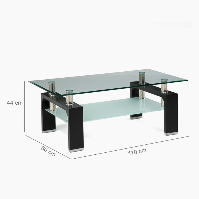 Mesa De Centro Prisma Negro