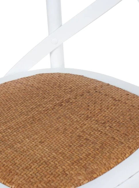 Silla Retro Crossback blanca