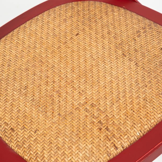 Silla Retro Crossback Roja