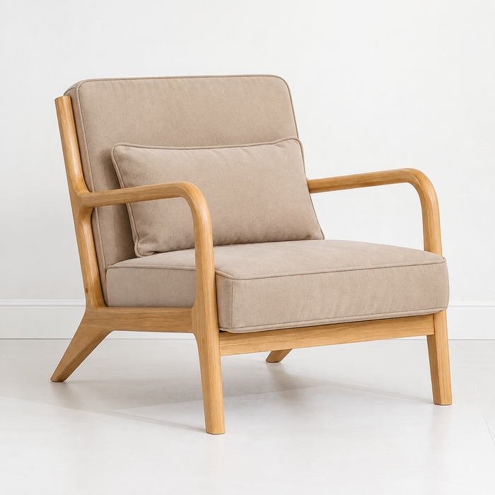 Sillón Lounge Askja - Beige Claro