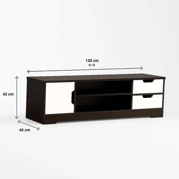 Rack de TV o Buffet con Cajones Night Black