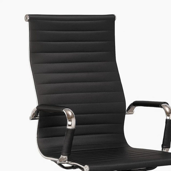 Silla Ejecutiva Luxor Cuero Sintético - Negro