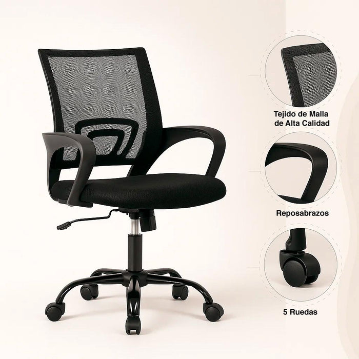 Silla de Oficina Nexo Ergonómica - Negra