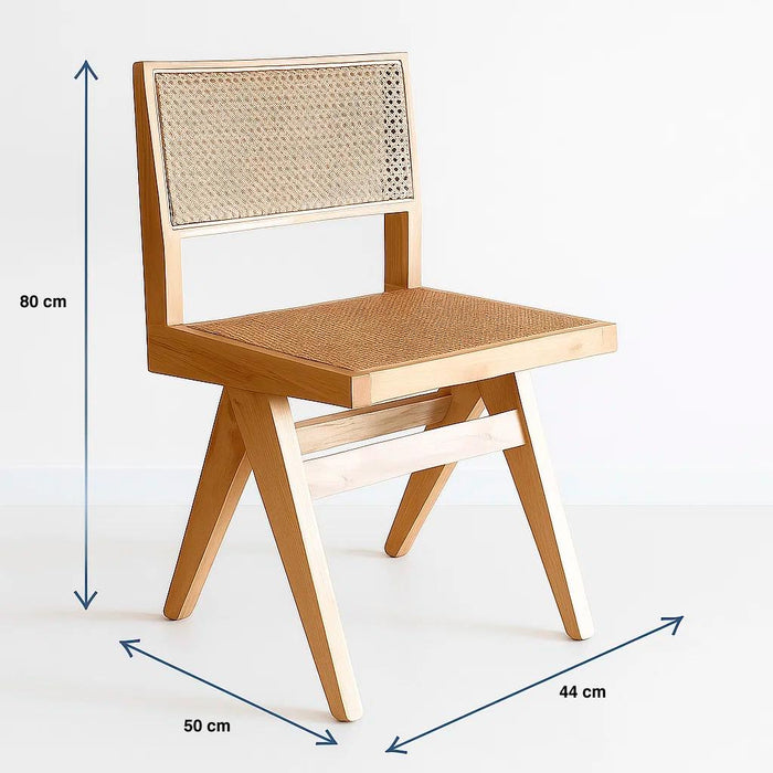 Pack de 2 Sillas Savia de Rattan - Natural