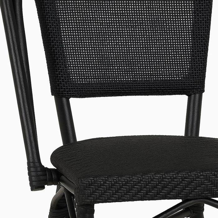 Silla Bistro Parisina Textileno - Negro