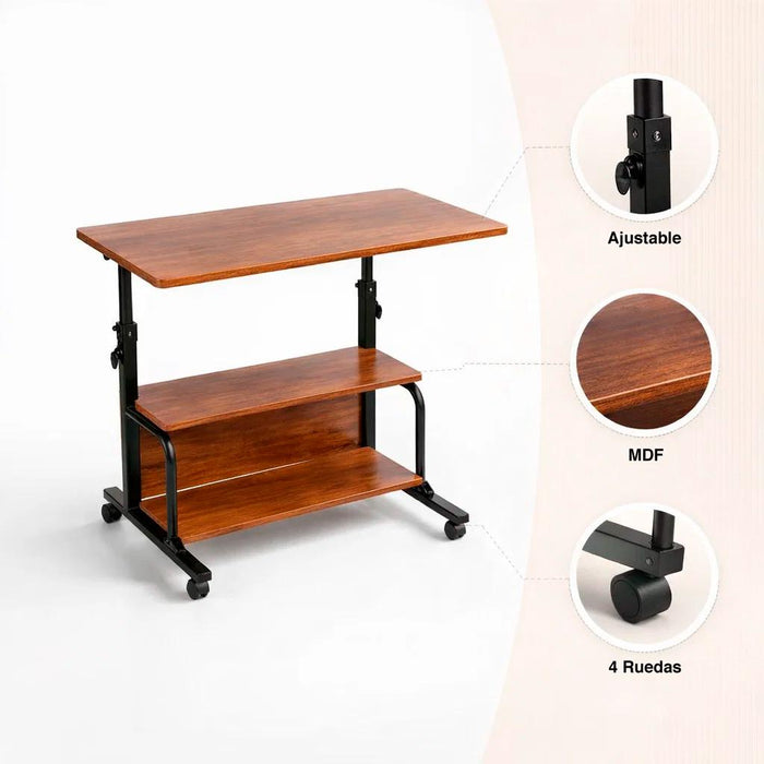 Mesa escritorio ajustable Skipa 87x42x75