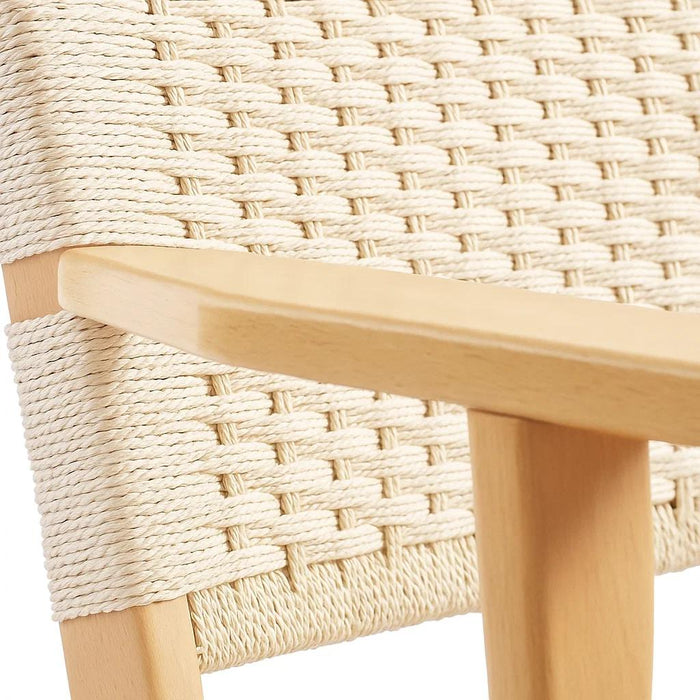 Butaca Sitial Danesa Wegner - Madera Hilo de Cuerda
